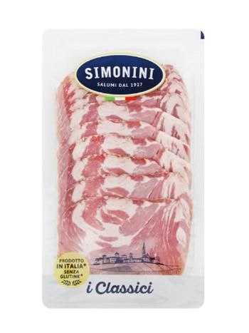 Шинка Панчетта Дольче с/в нар.Simonini 80г